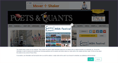 Desktop Screenshot of poetsandquants.com